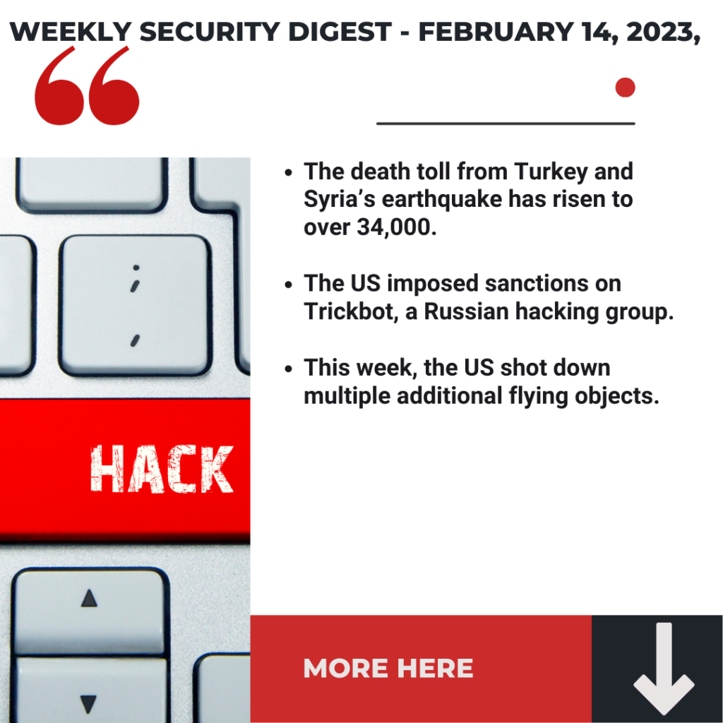 Weekly Security Digest - February 14, 2023, Weekly Security Digest - February 14, 2023,