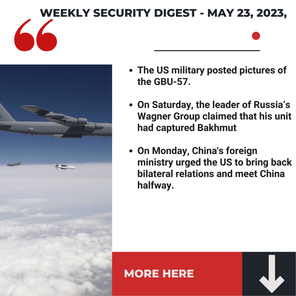 Weekly Security Digest - May 23, 2023, Weekly Security Digest - May 23, 2023,