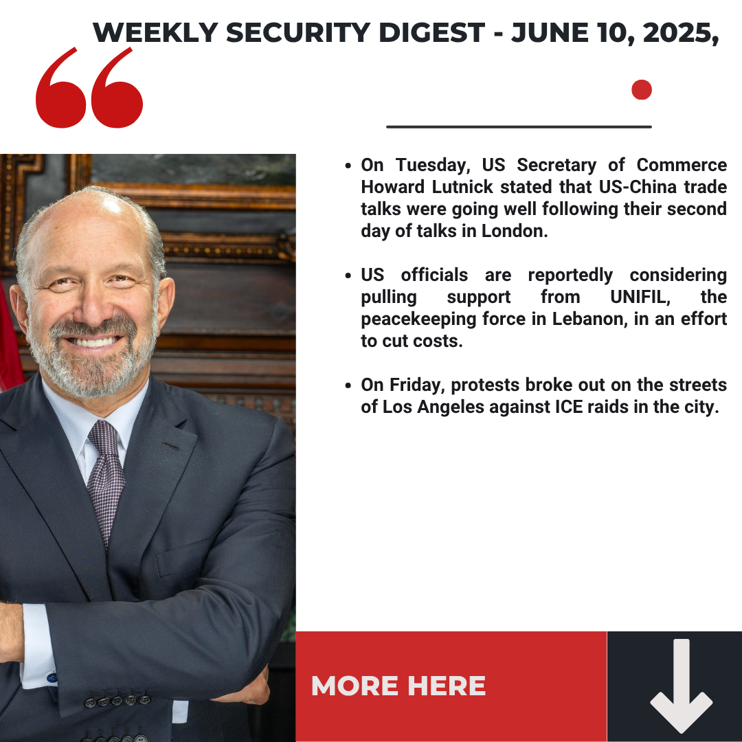 Interfor International‘s Weekly Security Digest - June 10, 2025