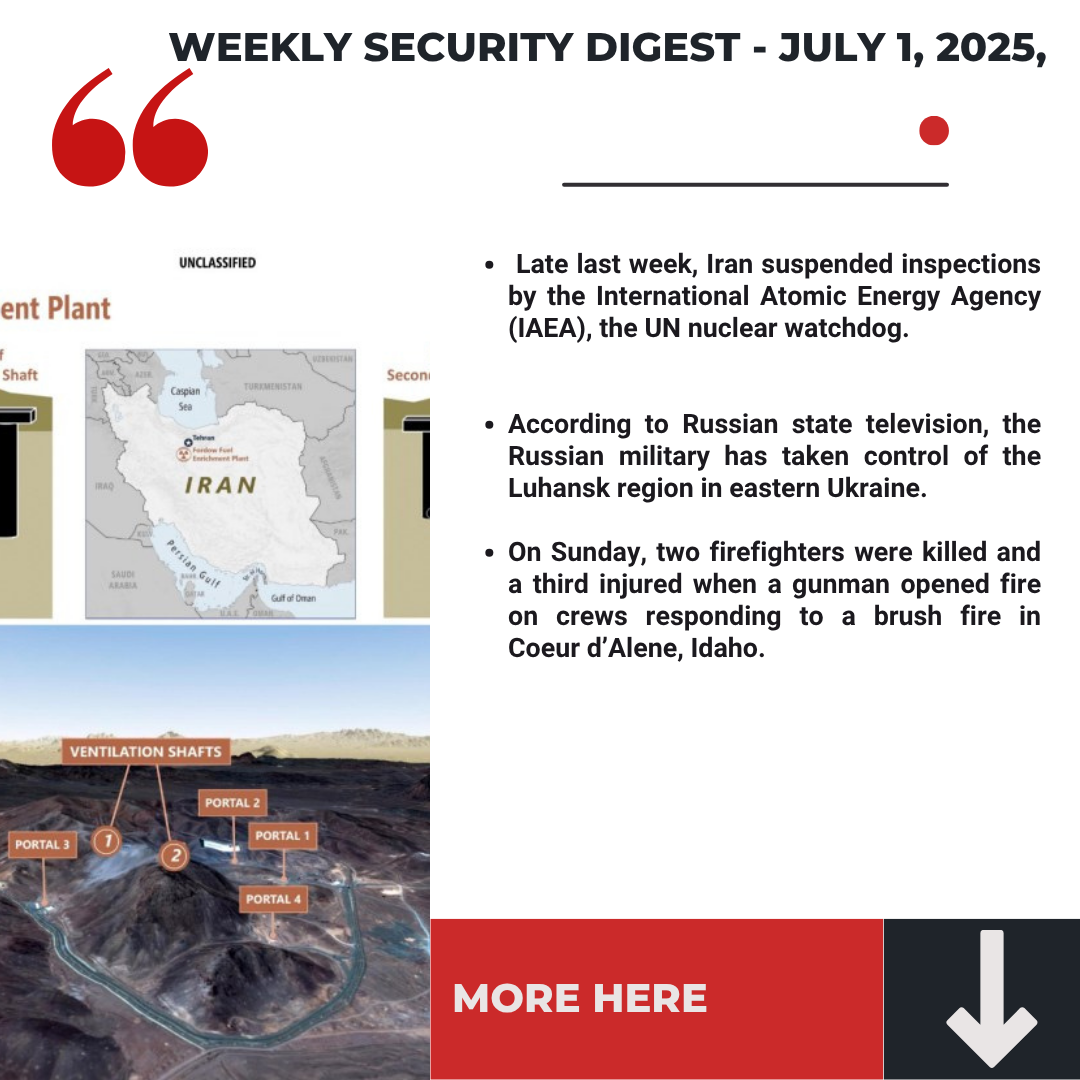 Interfor International‘s Weekly Security Digest - July 1, 2025