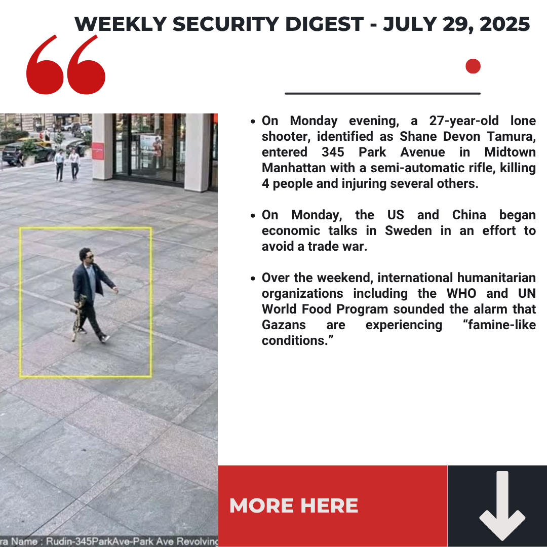 Interfor International‘s Weekly Security Digest - July 29, 2025