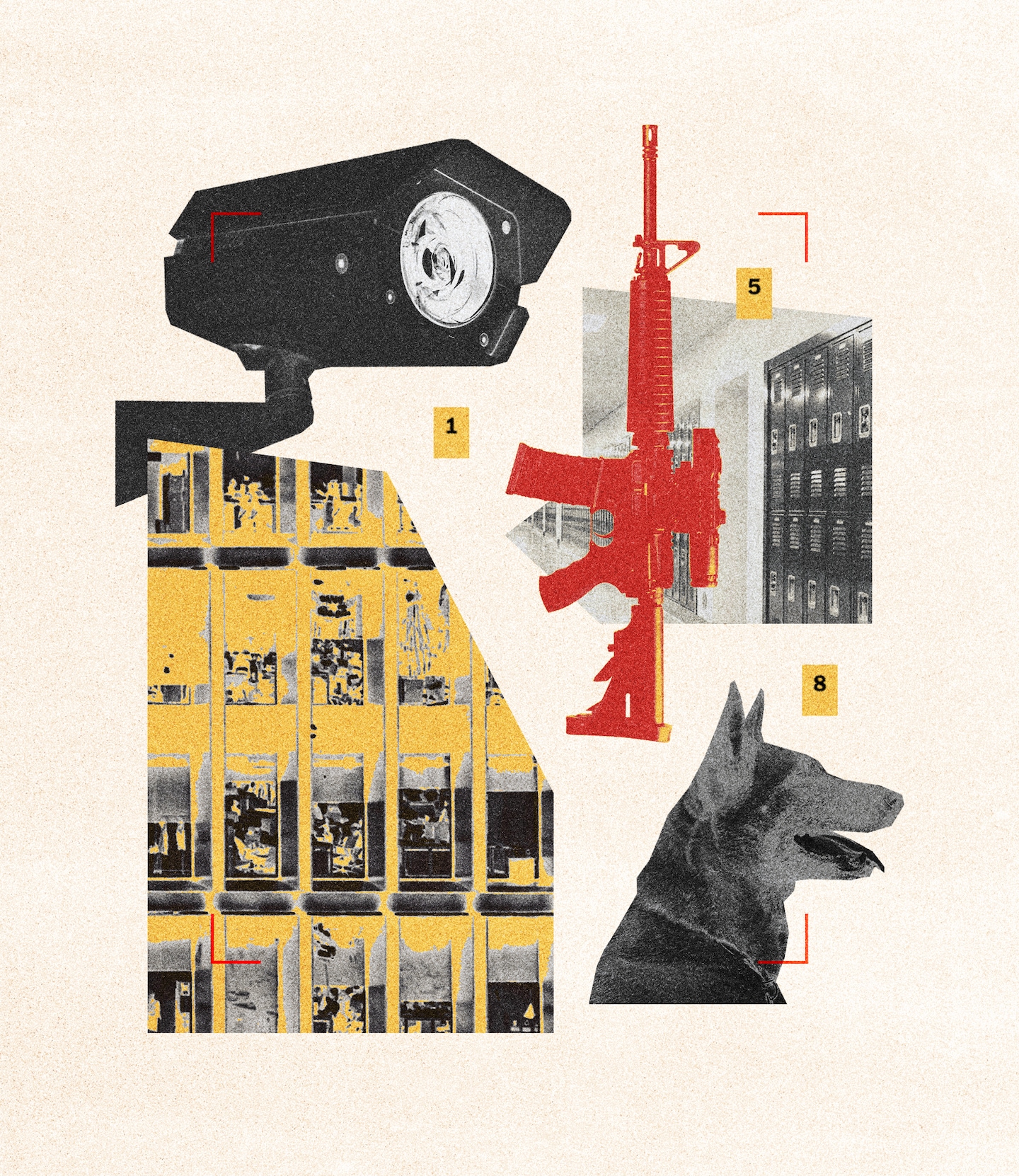 With gun-sniffing dogs and safe rooms, workplaces tighten security