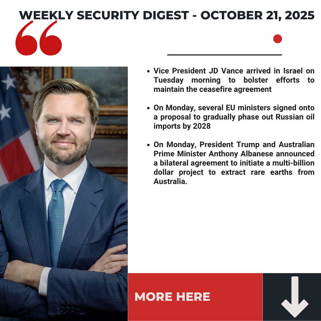 Interfor International‘s Weekly Security Digest - October 21, 2025