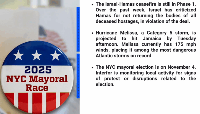 Interfor International‘s Weekly Security Digest - October 28, 2025