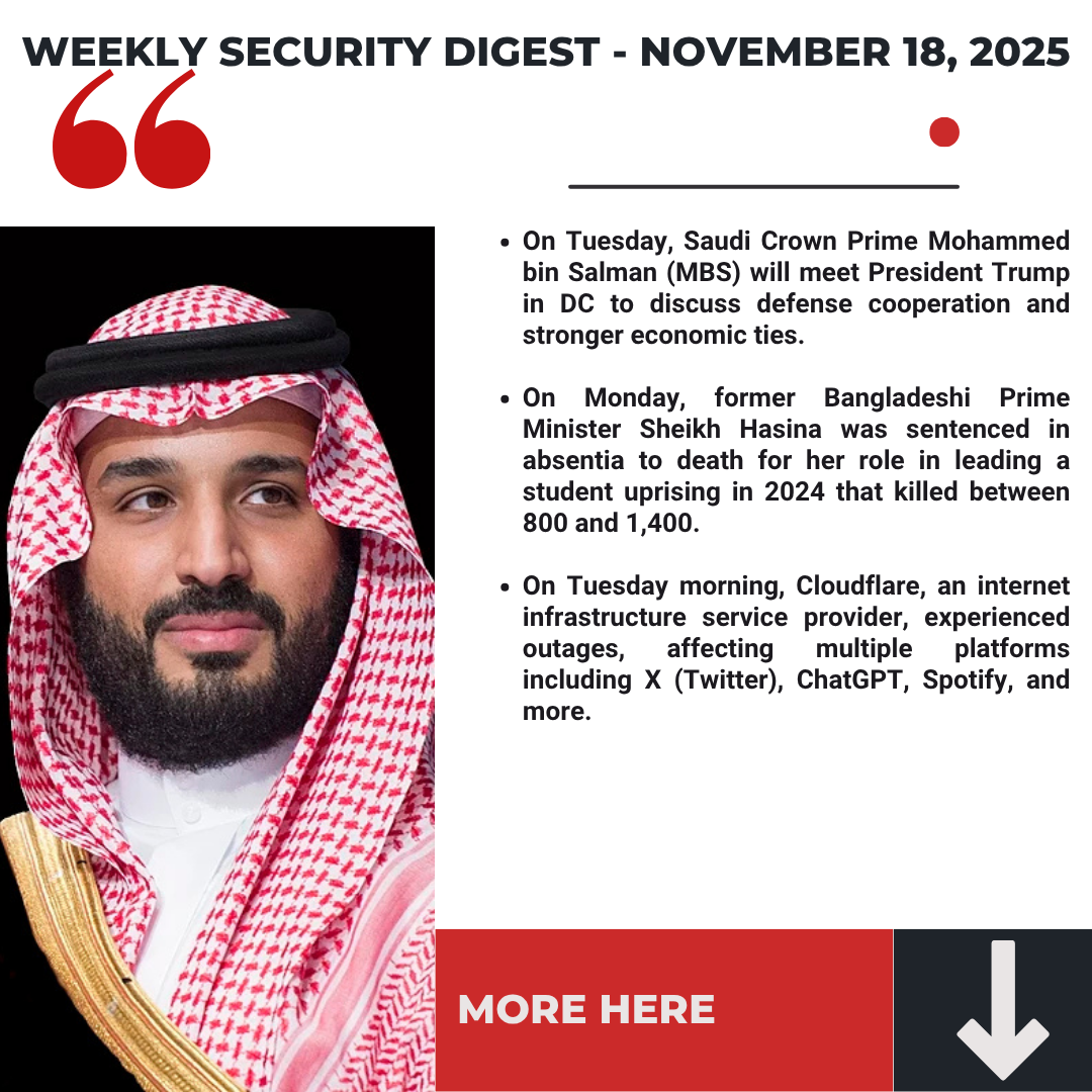 Interfor International‘s Weekly Security Digest - November 18, 2025