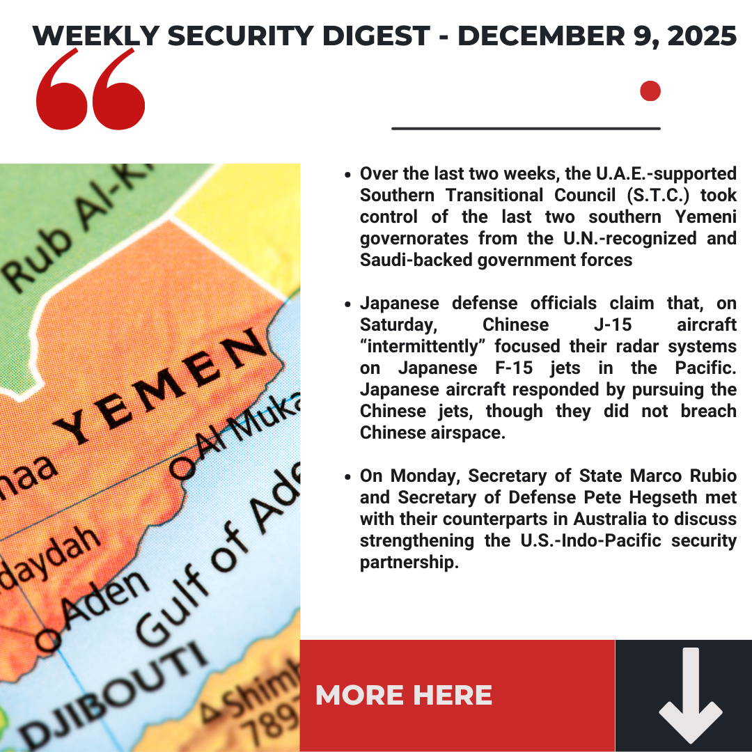 Interfor International‘s Weekly Security Digest - December 9, 2025