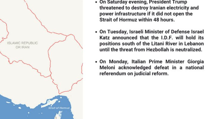 On Monday, Italian Prime Minister Giorgia Meloni acknowledged defeat in a national referendum on judicial reform.