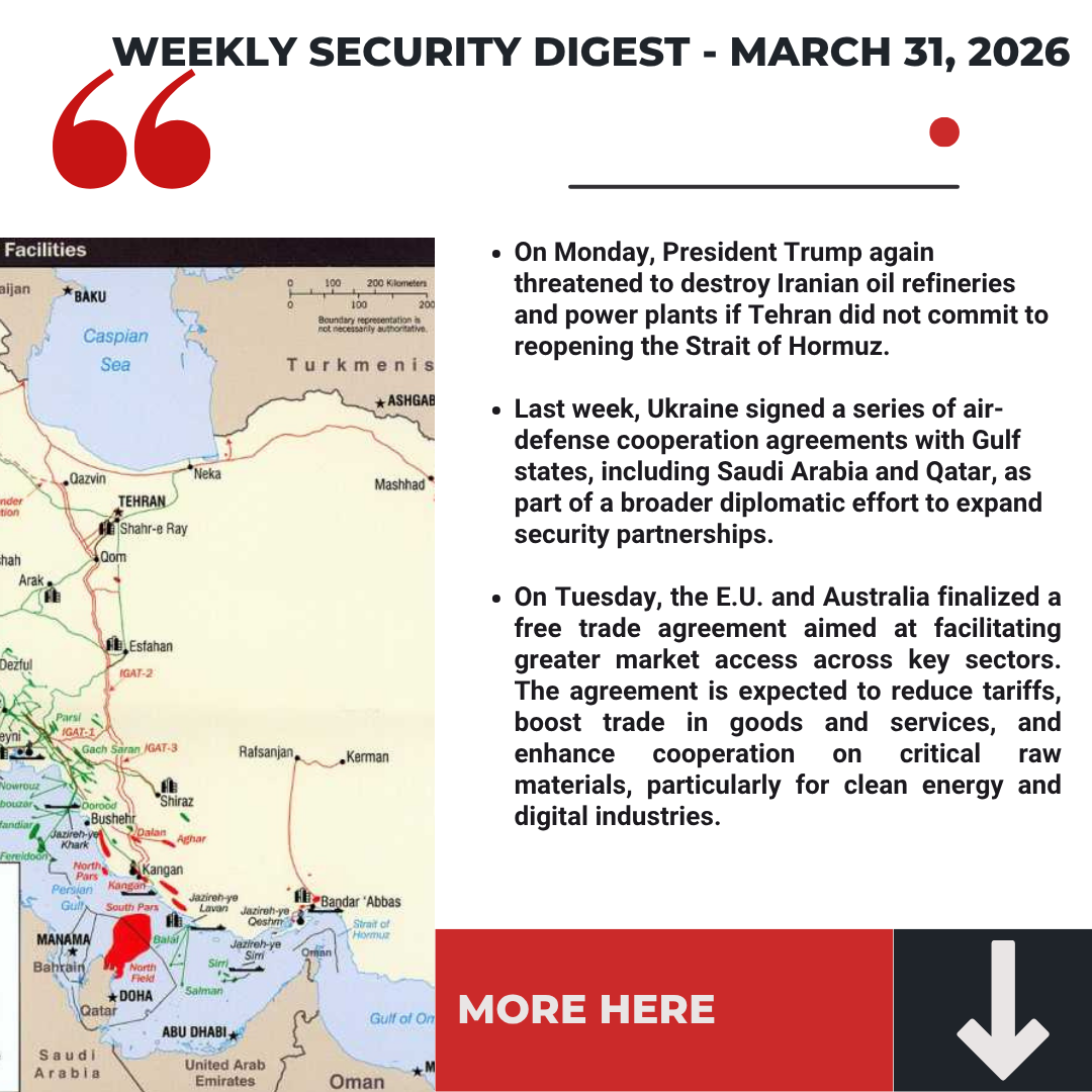 Interfor International‘s Weekly Security Digest - March 31, 2026