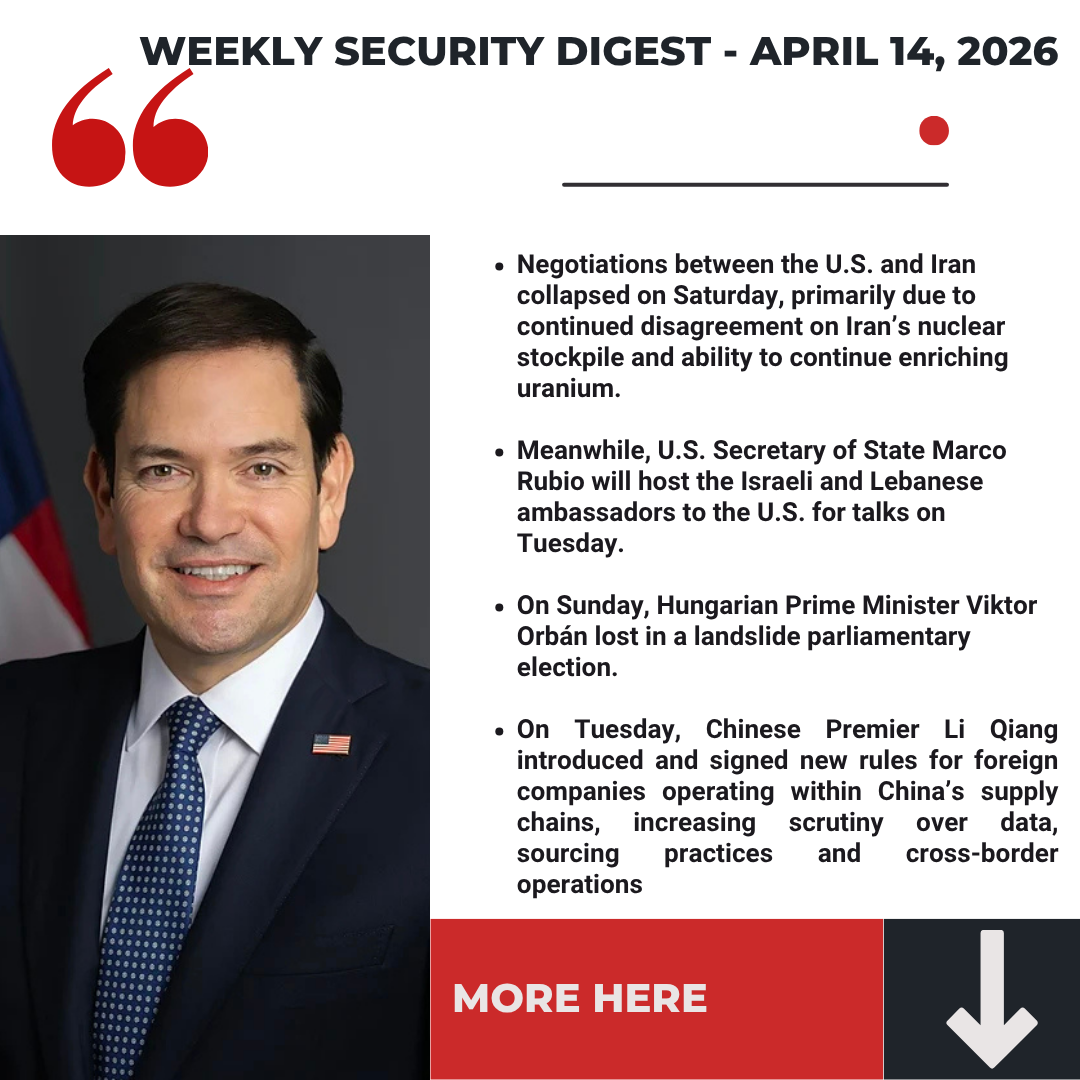 Interfor International‘s Weekly Security Digest - April 14, 2026