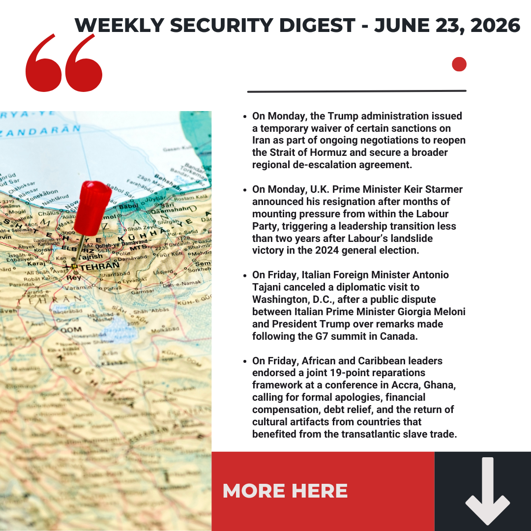 Interfor International‘s Weekly Security Digest - June 23, 2026