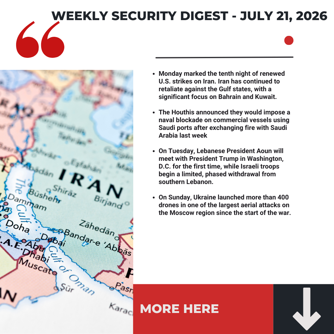 Interfor International‘s Weekly Security Digest - July 21, 2026