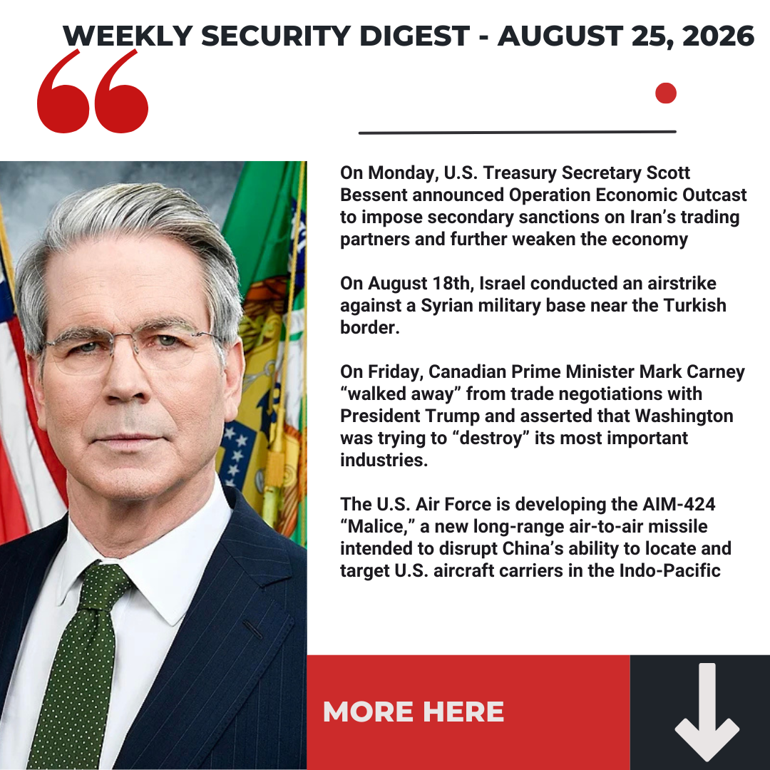 Interfor International‘s Weekly Security Digest - August 25, 2026