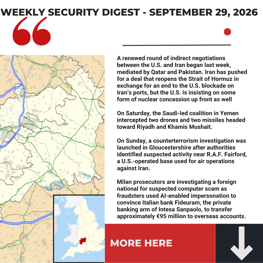 Interfor International‘s Weekly Security Digest - September 29, 2026