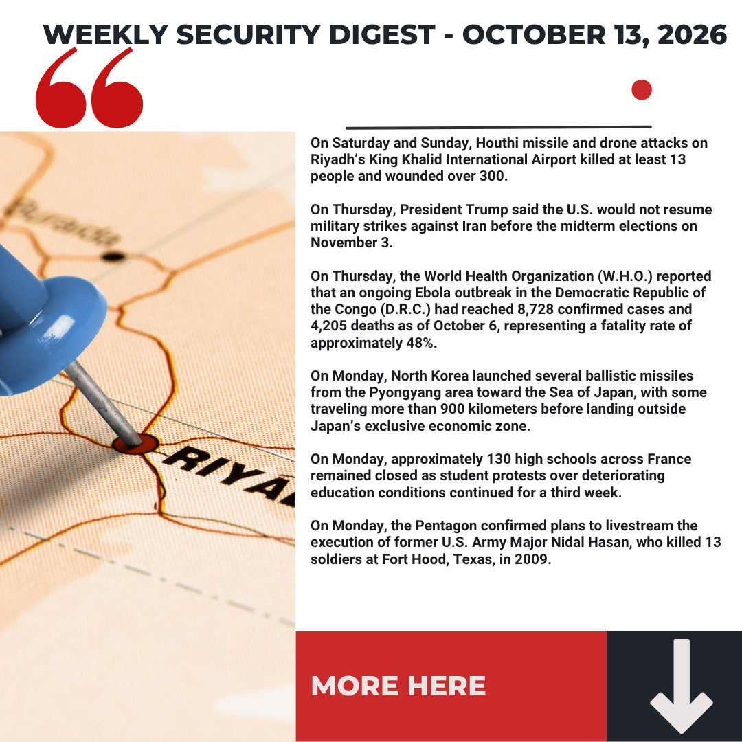 Interfor International‘s Weekly Security Digest - October 13, 2026