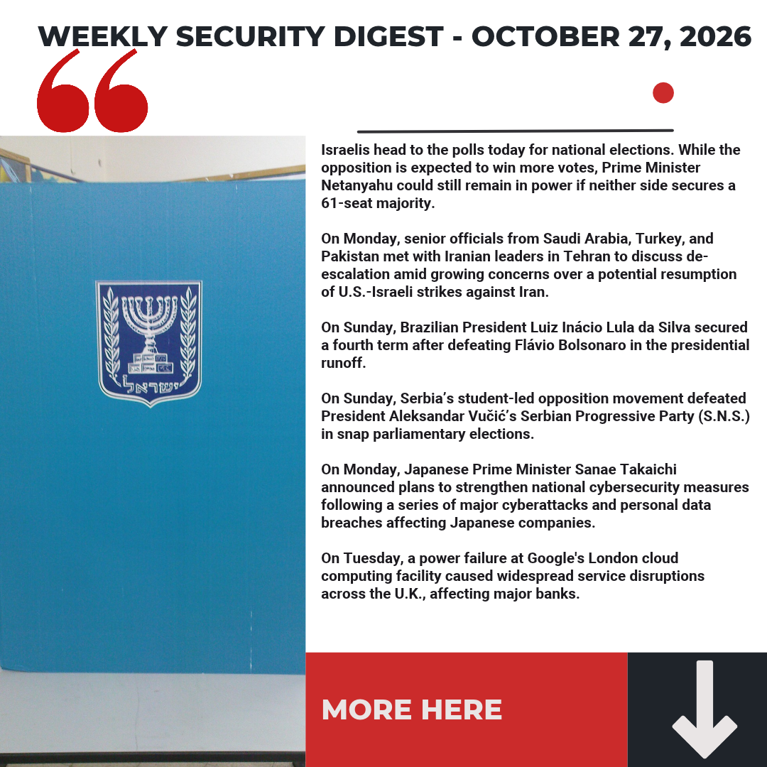 Weekly Security Digest - October 27, 2026